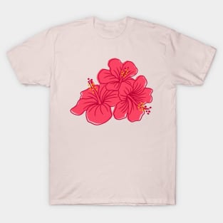 Cayenas No. 01 - Dominican Republic Flower T-Shirt